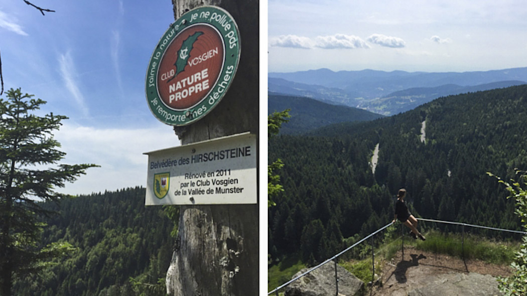 sentier des roches lookout